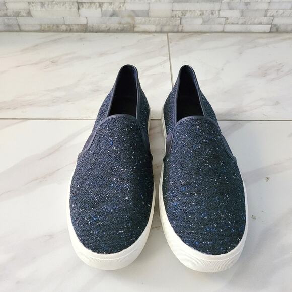 Vince Shoes - Vince Wool /Silk Blend Blue Loafers